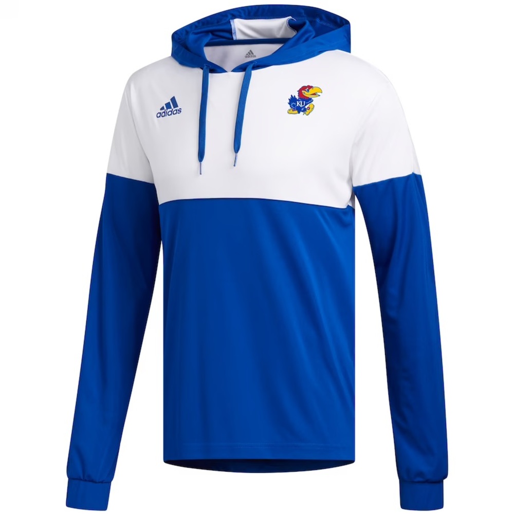 Men's adidas Royal Kansas Jayhawks Legend Shooter Pullover Hoodie